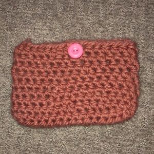 BRAND NEW mauve pink clutch